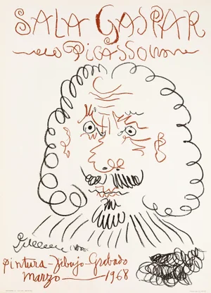 Pablo Picasso, The Gentleman, Original Poster