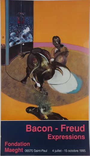 Francis Bacon, Bullfighting Study, Original Poster