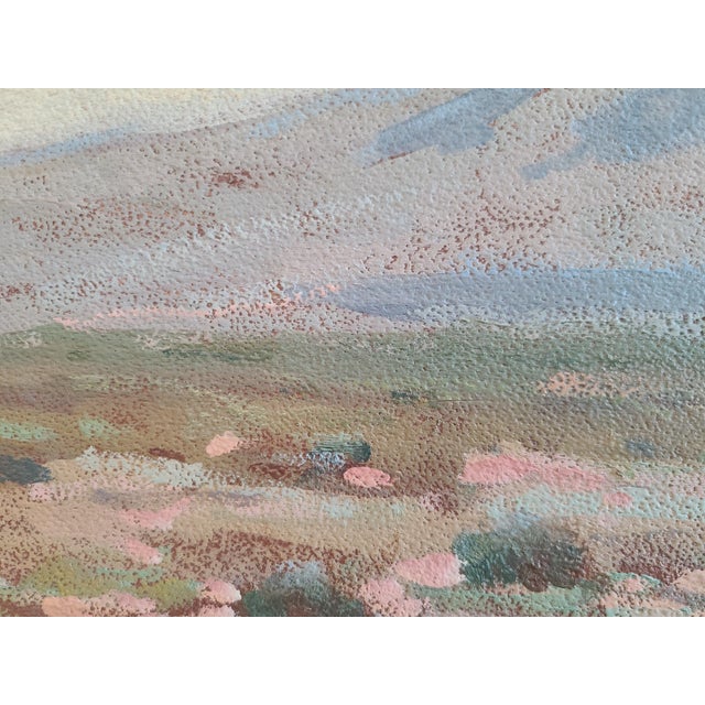 John Walter Sherman Antique Oil Painting Early California Desert Landscape For Sale - Image 13 of 16