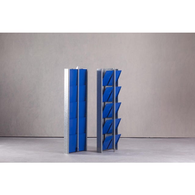 Vinatge Lehni Punk Shoe Rack by Hanspeter Weidmann, Switzerland, 1980s For Sale - Image 3 of 11