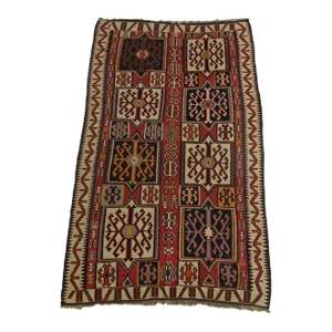 1910 Antique Kilim Flat Weave Rug