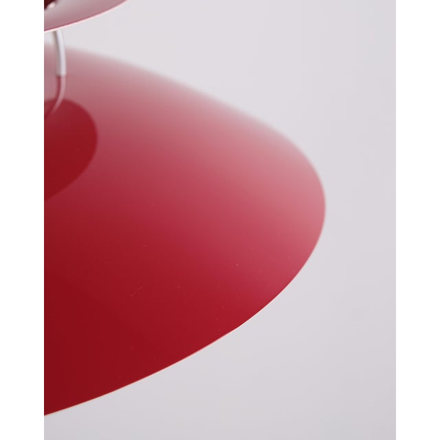 Model PH 5 Pendant in Red Lacquered Metal by Poul Henningsen for Louis Poulsen For Sale - Image 3 of 10