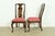 Henredon Chinoiserie Queen Anne Hand Painted Oak Side Chairs or Dining Chairs, Pair For Sale - Image 10 of 14