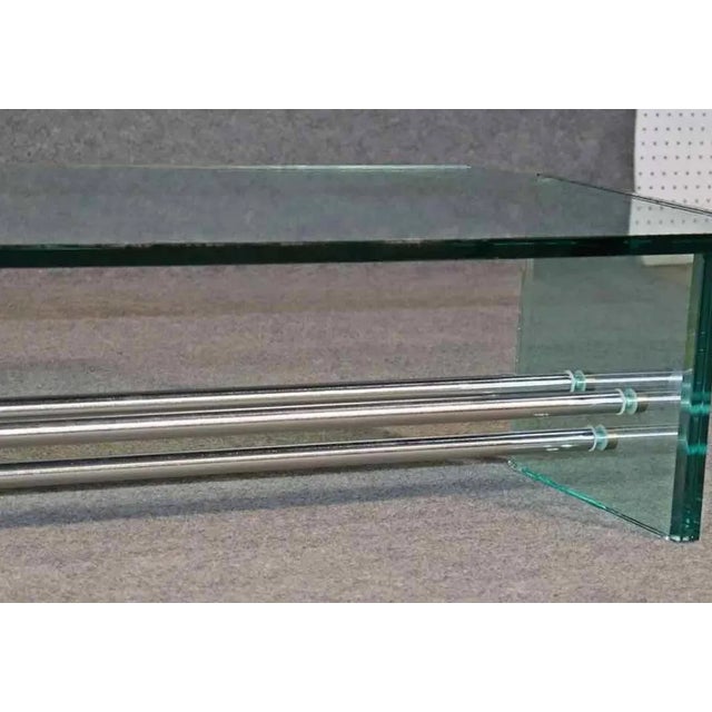 Mid 20th Century Fontana Arte Designed Glass Table Chairish