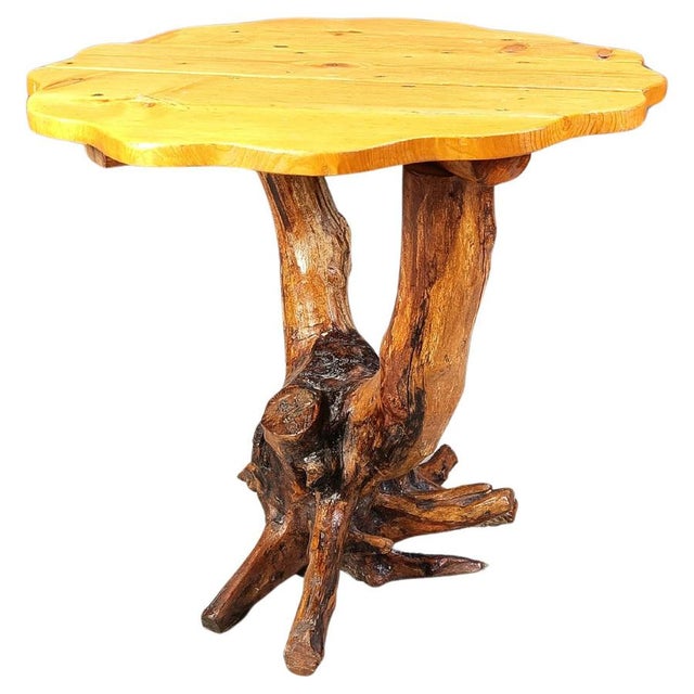 Vintage Tree Root Table, 1960s For Sale - Image 11 of 11