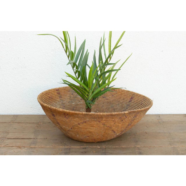 At a commanding 27 inches wide, this oversized nomadic harvest bowl is a spectacular piece of tribal decor and utilitarian...