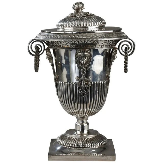 First Empire Egyptian Style Silver Candy Dish For Sale - Image 12 of 12