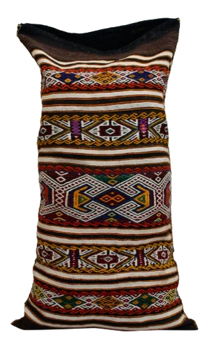 Vintage Turkish Kilim Hand Woven Wool Rug Sack Kilim - 2′3″ × 4′