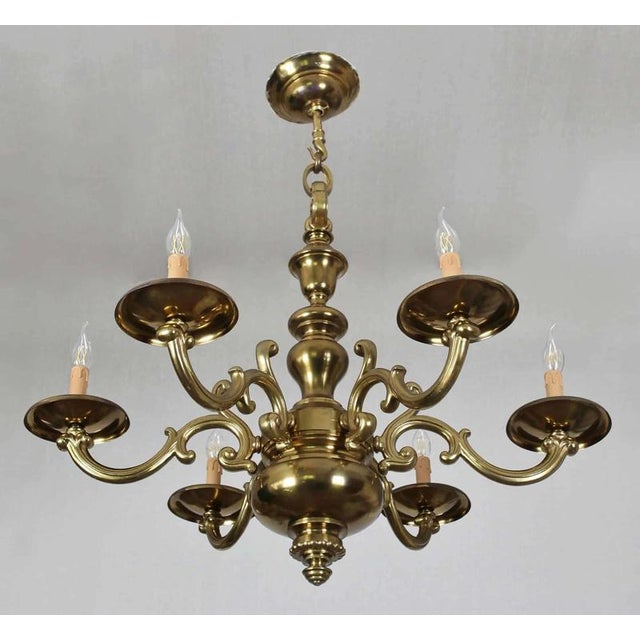 2000 - 2009 Antique Neo-Renaissance Chandelier, 1950s For Sale - Image 5 of 6