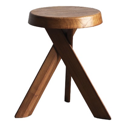 French S31 Stool by Pierre Chapo, 1970s For Sale