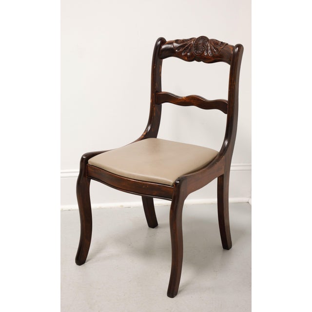 Traditional Mid 20th Century Mahogany Empire Style Side Chair For Sale - Image 3 of 9