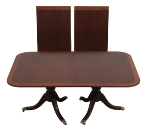 Henredon Banded Mahogany Dining Room Table