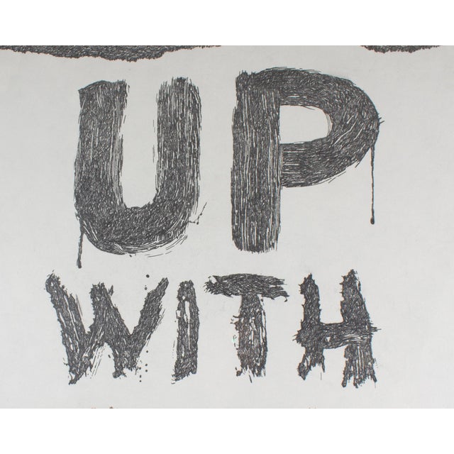 Contemporary “Up With Nothing” Graphite Drawing by James Spencer Russell For Sale - Image 3 of 8