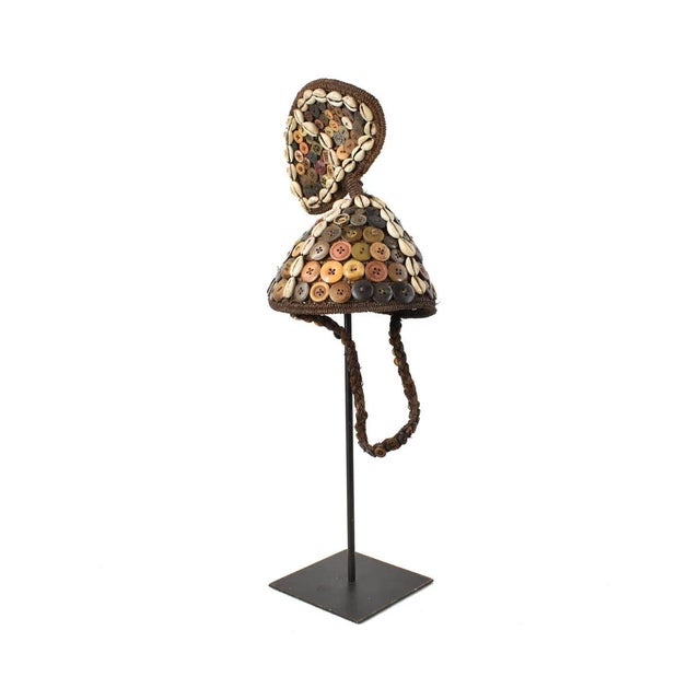 Textile Early 20th Century Lega Bwami Society Hat For Sale - Image 7 of 9