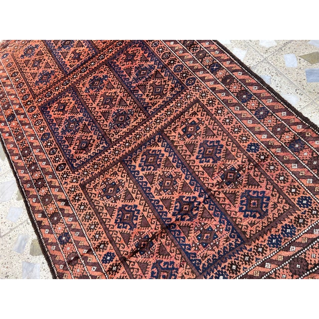 Tribal Antique Turkmen Yaqub Khani Hand-Knotted Wool Area Rug - 4'2" X 6'10" For Sale - Image 3 of 12