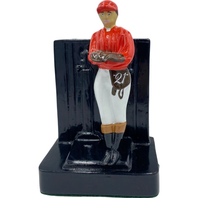 Vintage The 21 Club Nyc Restaurant Bookend Equestrian Horse Jockey New York City For Sale - Image 11 of 12