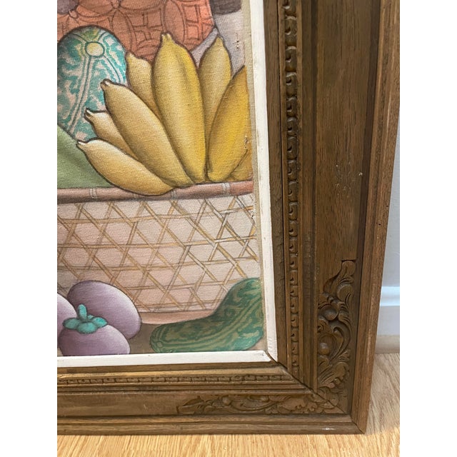 Mid 20th Century Monumental 5.5 Ft Balinese Masterpiece Painting by Dewa Nyoman Jati (Gati), Ubud For Sale - Image 9 of 14