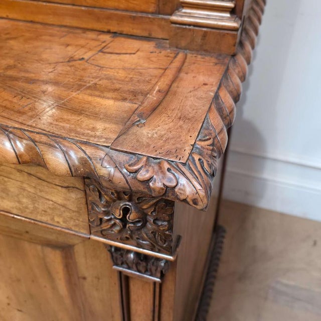 French Walnut Glazed Kitchen Dresser For Sale - Image 12 of 18