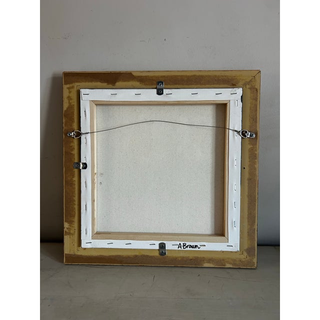 Contemporary Original Alexandra Brown Still Life Painting Daffodils in Glass Jar Oil Painting Framed For Sale In Philadelphia - Image 6 of 6