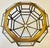 Octagon Leaded Glass Ceiling Light Shade For Sale - Image 4 of 7