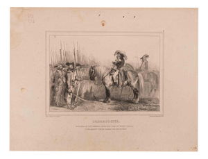 Auguste Raffet, Order of the Day, 1800s, Lithograph