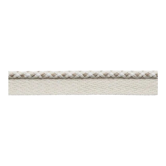 Schumacher Keaton Lip Cord Indoor & Outdoor in Ivory For Sale