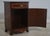 1990s Marble Top Mahogany Cabinet Door Nightstands, A Pair For Sale - Image 4 of 17