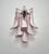 Vintage Italian Murano Wall Lights with Pink Lattimo Glass Petals in the manner of Mazzega, 1990, Set of 2 For Sale - Image 18 of 18