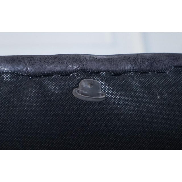 Zenna Sectional Grey Leather Sofa with Feather Filled Cushion from Timothy Oulton For Sale - Image 17 of 18