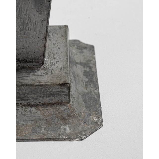 19th Century France Gray Metal Cachepot For Sale - Image 10 of 11