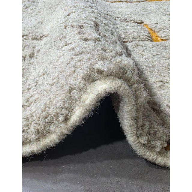 Contemporary Moroccan Wool Rug - 9.9 X 8 Ft For Sale - Image 4 of 8
