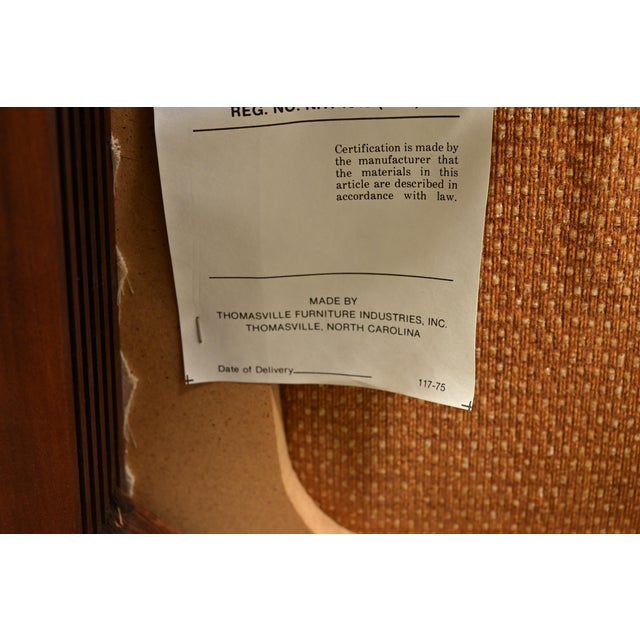 Thomasville Georgian Carved Mahogany Dining Chairs, Set of Eight For Sale - Image 12 of 13