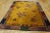 1920s Chinese Art Deco Carpet ( 7'2" x 9'10" - 208 x 300 ) 1920s Wool Yellow / Gold Orange Antique Hand Knotted Pile...
