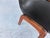 1970s Mid-Century Walnut & Black Vinyl Dining Chairs Attributed to Chet Beardsley For Sale - Image 12 of 15