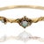 Vintage 14k 585 Solid Yellow Gold Natural Opal Bangale Bracelet For Sale In New York - Image 6 of 12