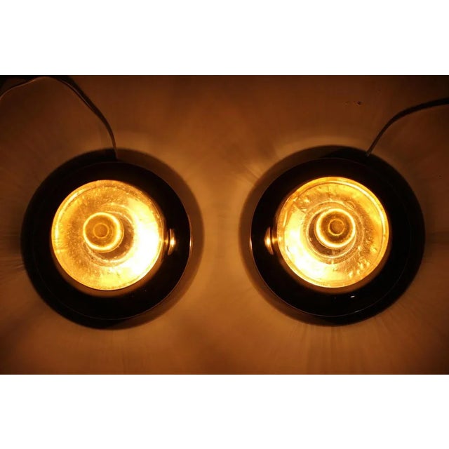 Metal Brass Austria Wall Lamps, 1950s, Set of 2 For Sale - Image 7 of 13