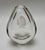 Designed by Sven Palmqvist for Orrefors-Engraved glass vase, decorated with sail boat being of heavy tear drop form....