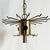 1980s Art Deco Hanging Lucite Chandelier For Sale - Image 5 of 12