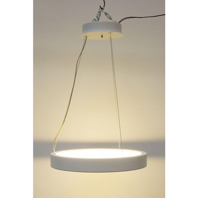Metal Small Italian Pendant Lamp by Martinelli Luce For Sale - Image 7 of 7