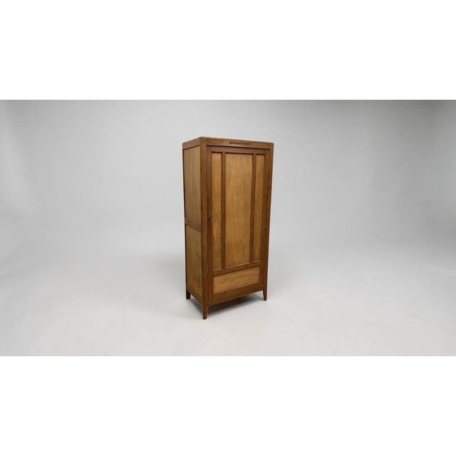 1940s Mid-Century Modern French Oak Cabinet by René Gabriel, 1945 For Sale - Image 5 of 6