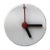 Minimalist White Porcelain Wall Clock from Ifö, 1990s For Sale