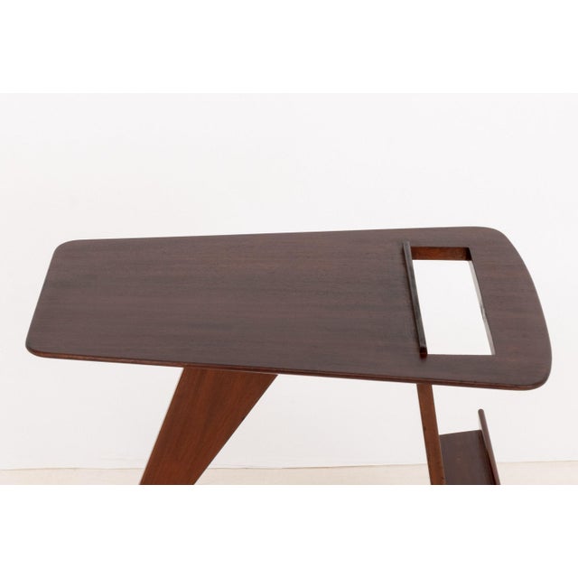 Jens Risom Design Jens Risom Walnut Magazine Table For Sale - Image 4 of 10