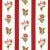 Sample - Schumacher Servilia Stripe Fabric in Red For Sale