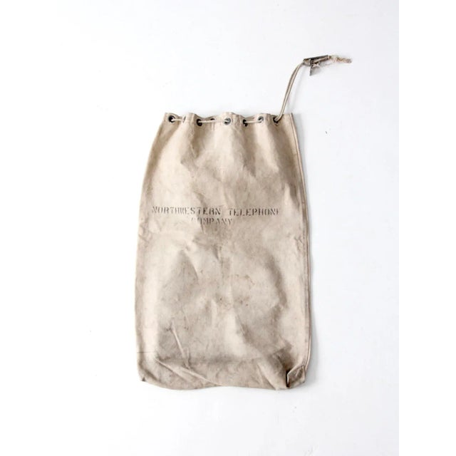 Vintage Northwestern Telephone Company Bag For Sale - Image 9 of 9