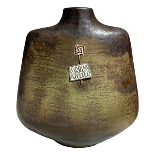 Mid-Century Ceramic Vase by Gerda Heuckeroth for Carstens Atelier, Tönnieshof Fredelsloh, Germany, 1960s For Sale