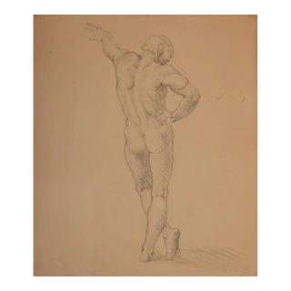 1930s Male Nude Drawing For Sale