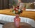 Vintage 14 In. Tall Murano Pink Yellow Spatter Confetti Vase For Sale - Image 12 of 18