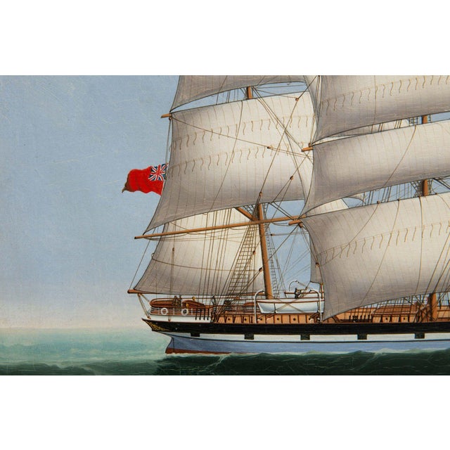 China Trade Painting of Ship “County of Caithness” by Lai Fong Ca. 1897 For Sale - Image 17 of 18