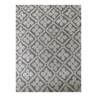 Quadrille Puccini Lavender Linen 1 Yard Fabric For Sale