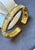 Judith Ripka Hinged Gold & Diamond Bangle Bracelet 18 KT Yellow Gold 66 Gm For Sale - Image 17 of 18